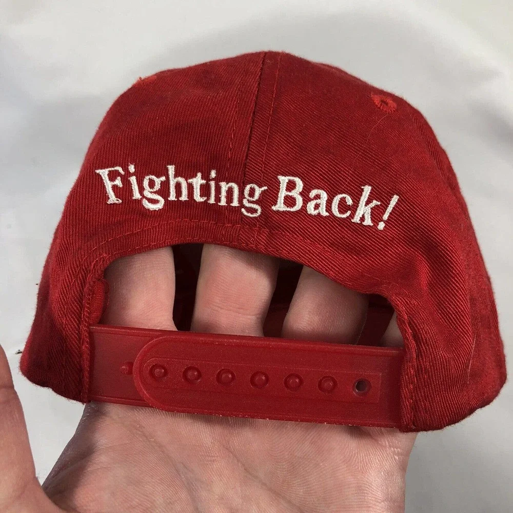 American Heart Association Heart Walk Hat Cap Snapback Red Fighting Back OSFM
